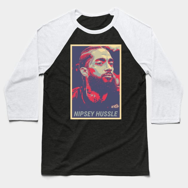 Nipsey Hussle Baseball T-Shirt by Heulwen Team